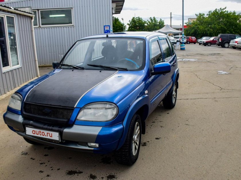 Нива Шевроле синяя