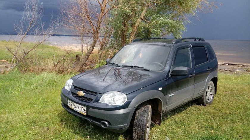 Нива Шевроле синяя