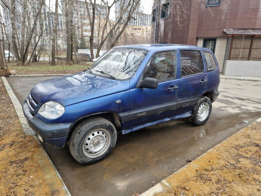 Шевроле нива 2006 синий