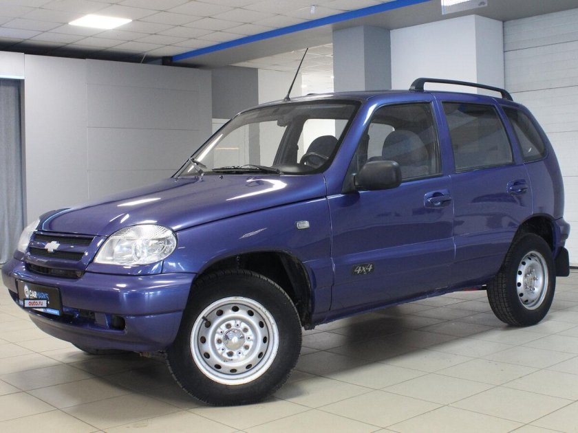Нива Шевроле синяя