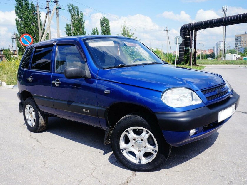 Синяя Нива Шевроле 2006г