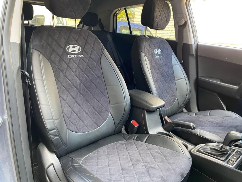 Хендай Крета чехол на подголовник без надписи