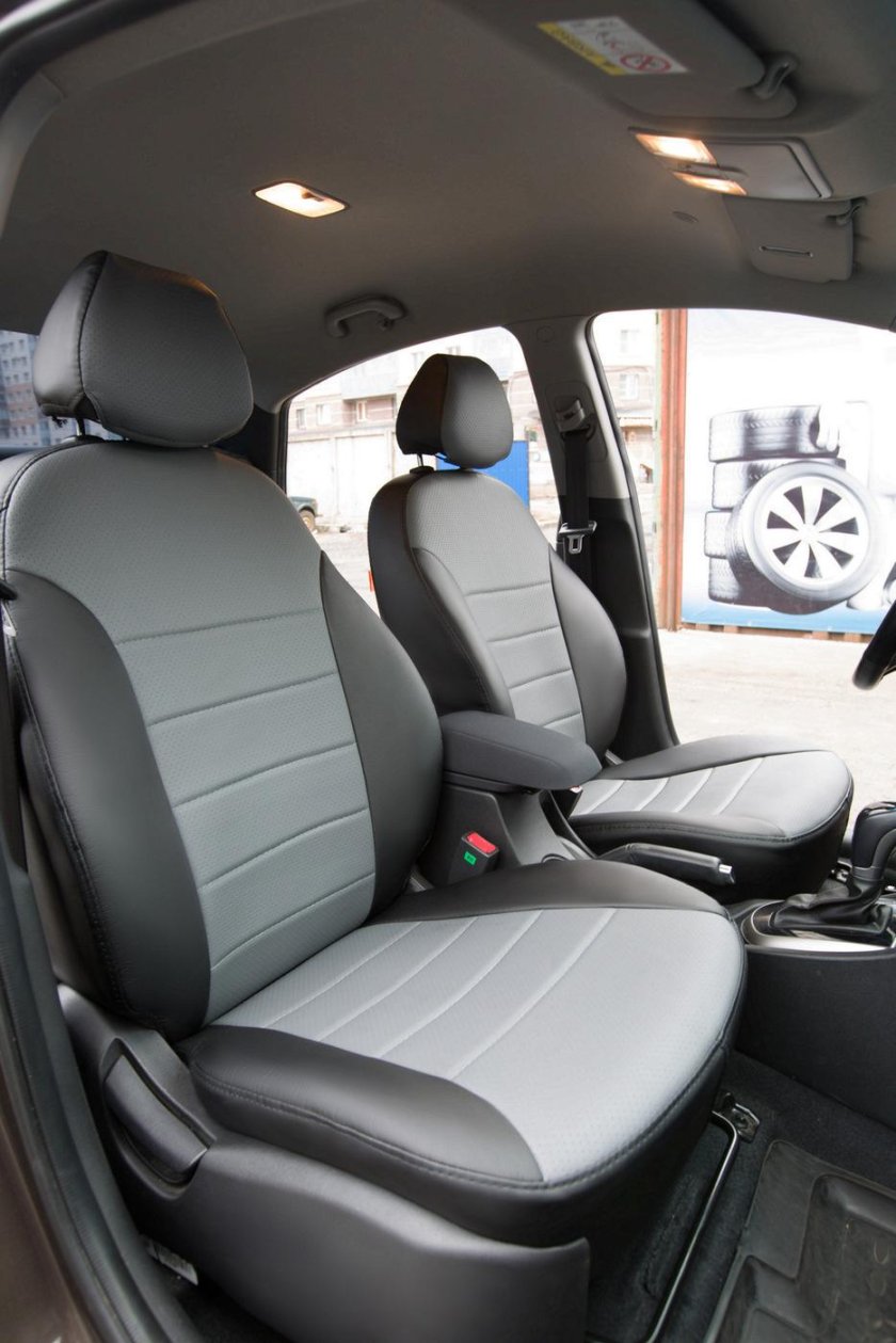 Чехлы экокожа Хендай Грета 2021