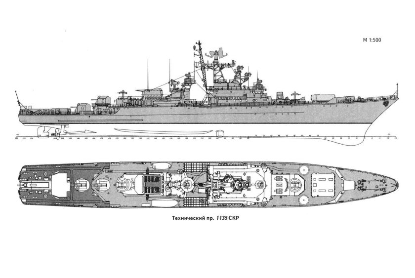 Сторожевые корабли проекта 1135