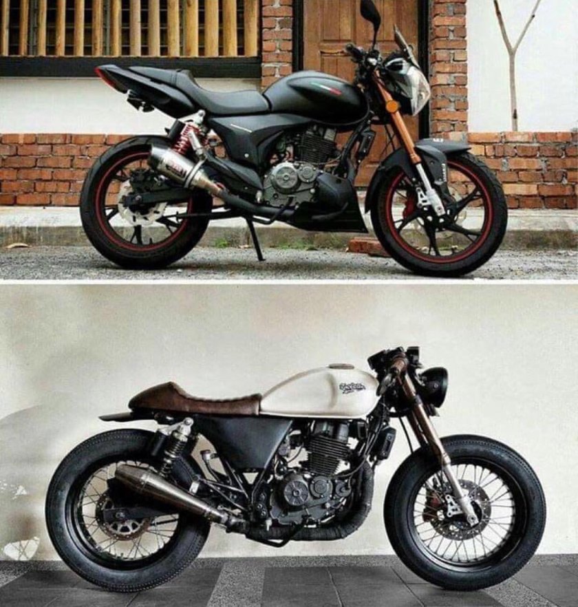 Stels Flame 200 Cafe Racer Custom