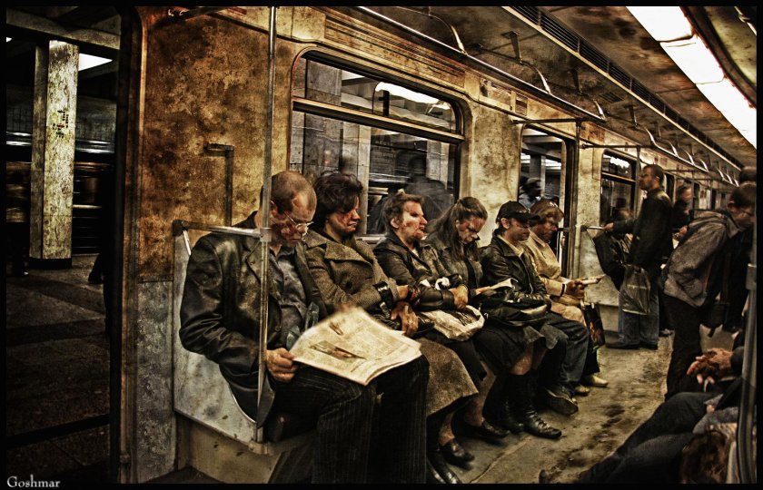 Поезд призрак в Московском метро