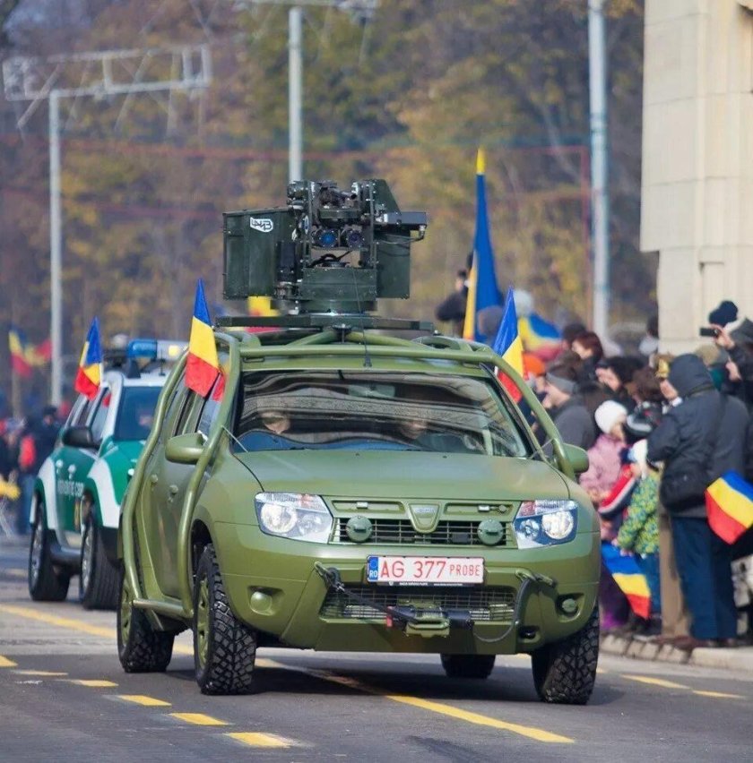 Военный Дастер в Румынии