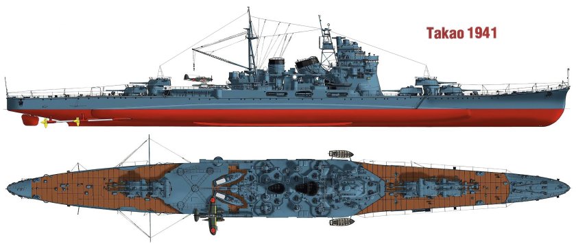 Тяжелый крейсер Такао