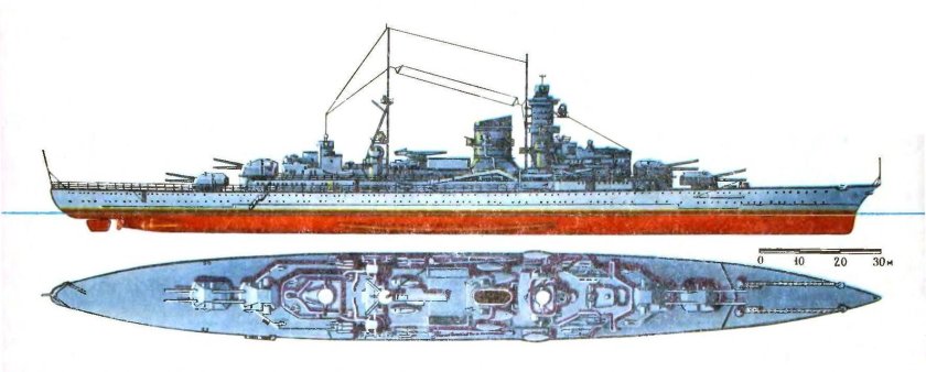 Лютцов тяжелый крейсер 1939