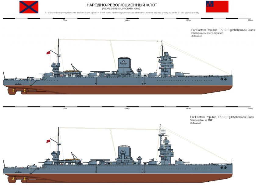 Легкий крейсер и тяжелый