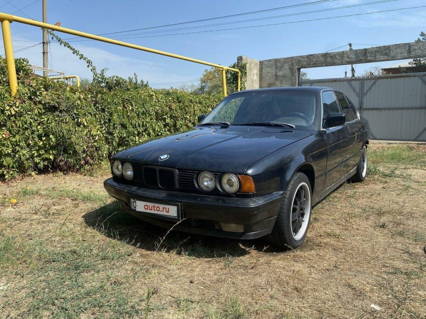 Bmw 525i e34 черная
