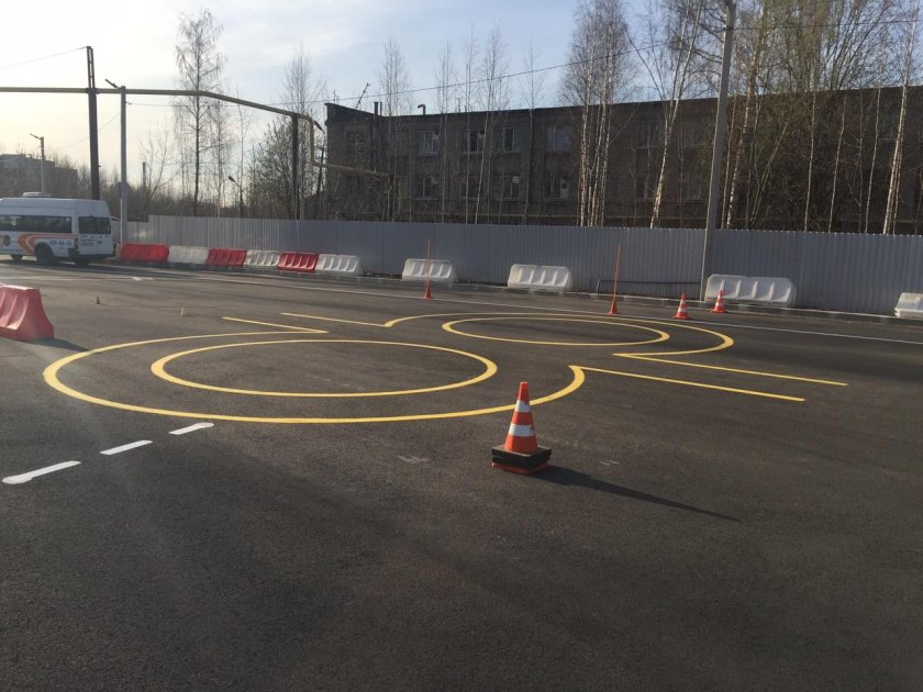 Знаки на автодроме