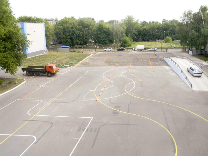 Площадка для вождения