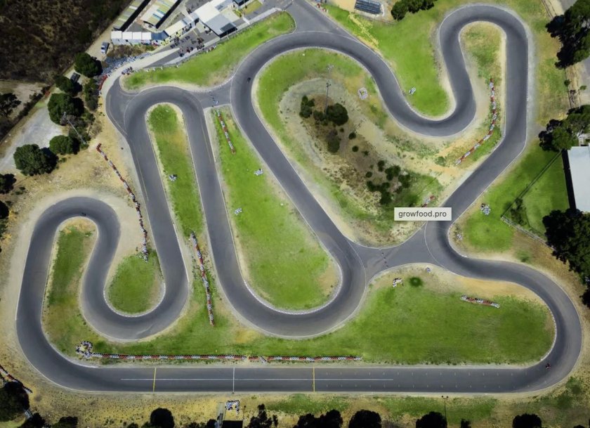 Картодром Лемар Траектория