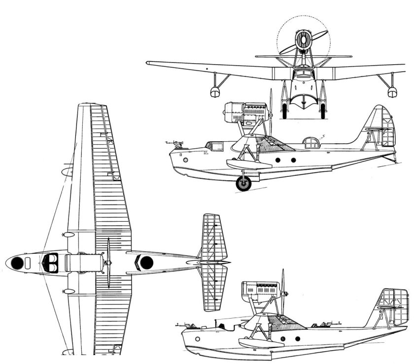 Летающая лодка МБР-2