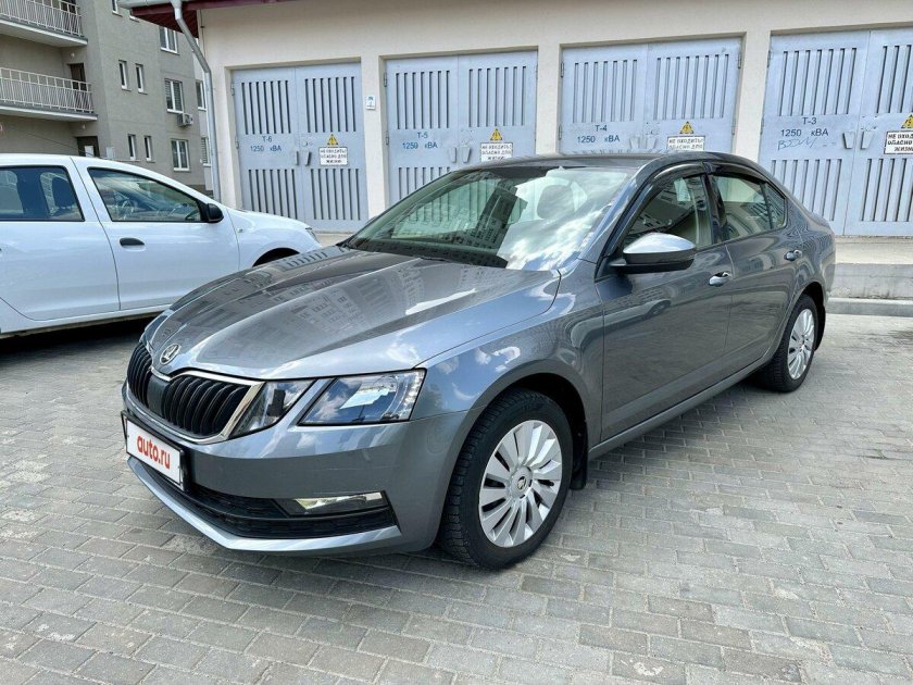 Октавия 2016 серая