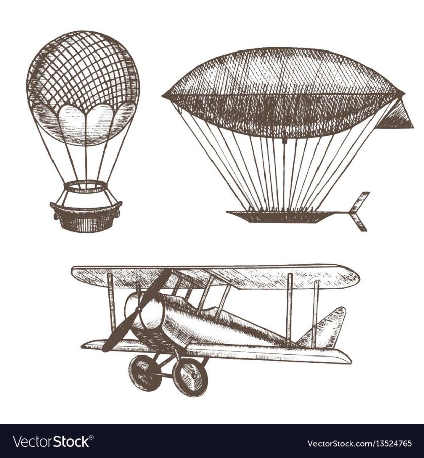 Старинный воздушный транспорт