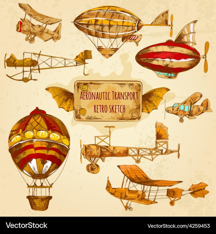 Старинный воздушный шар