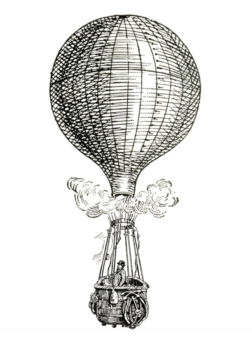 Старинный воздушный шар