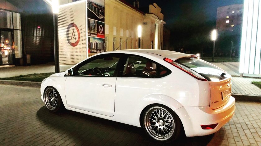 Форд фокус 2 купе белый фото