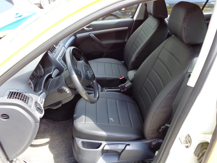 Чехлы Шкода Октавия а5 экокожа