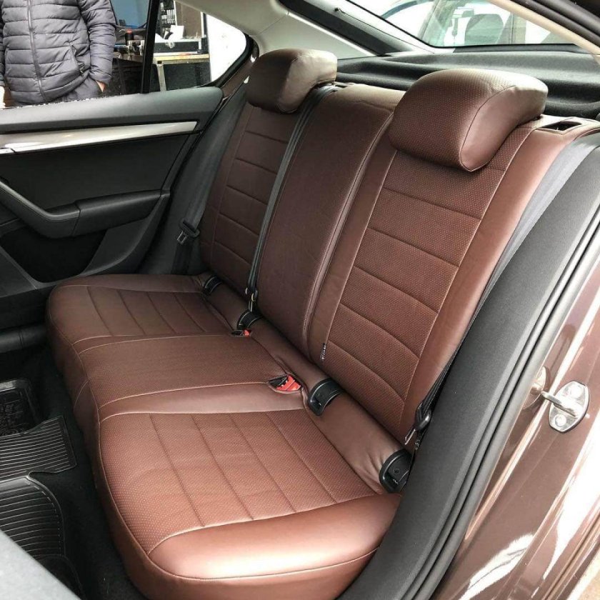 Чехлы экокожа Шкода Октавия а7