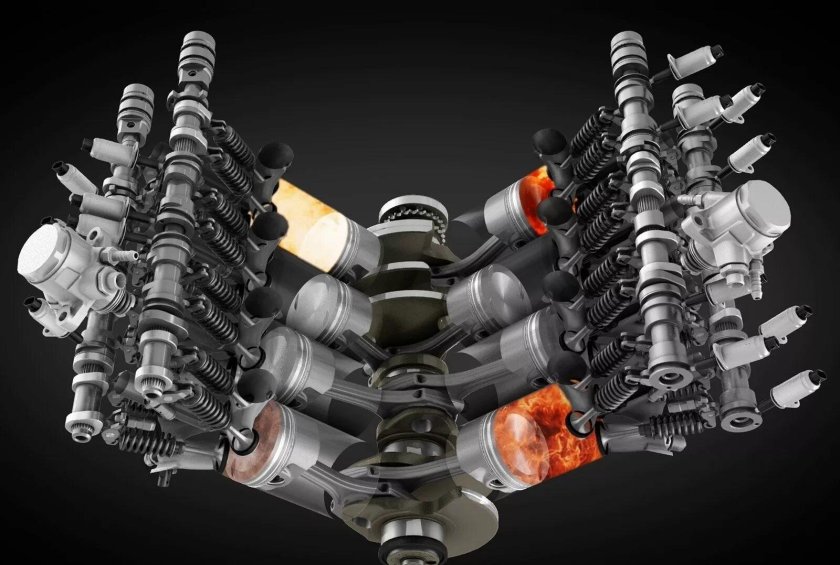 8 Цилиндровый двигатель Форд