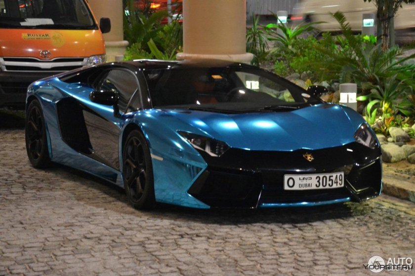 Рахим синий Ламборгини