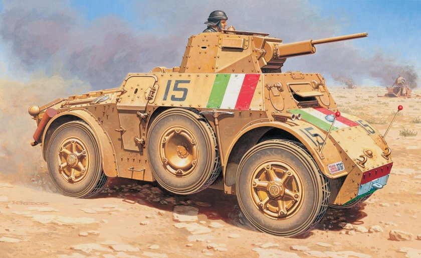 Autoblinda ab41 -Italeri(7051)