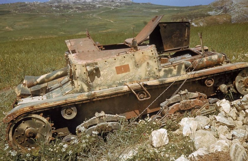 Итальянская САУ semovente m.40 da 75/18