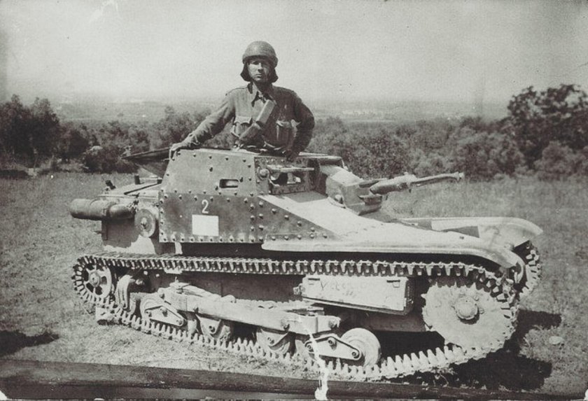 Итальянские танкетки carro cv3/33