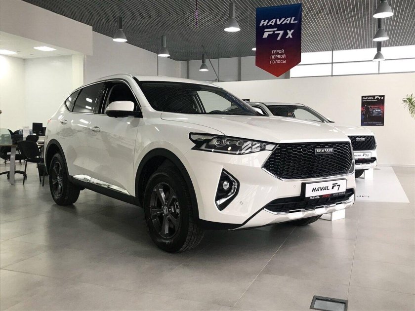 Haval f7 белый Premium