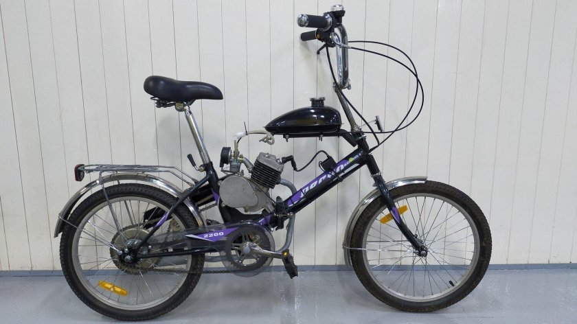 Мотовелосипед с мотором ф 80