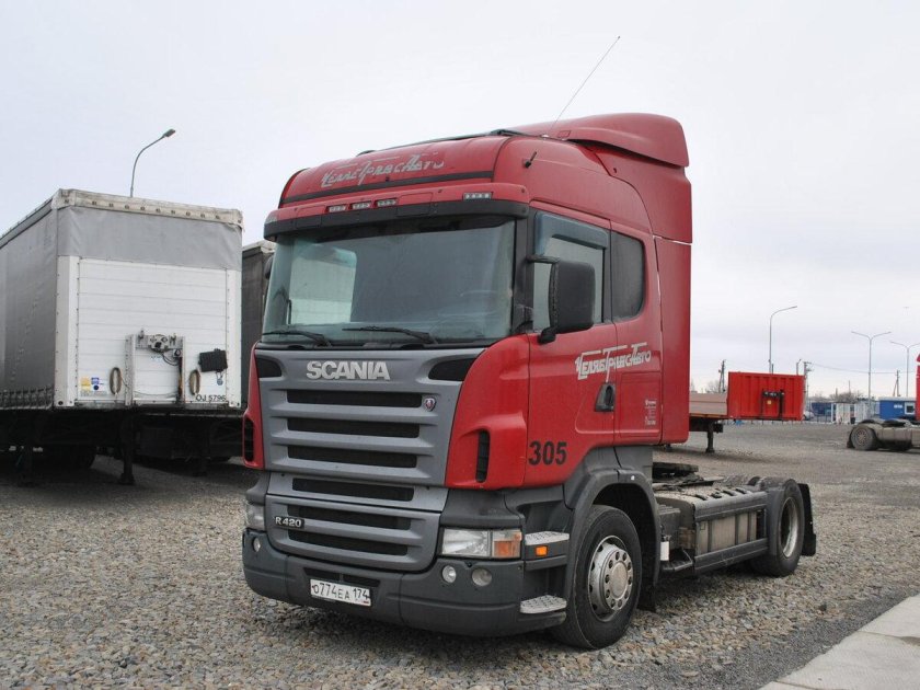 Тягач Scania r420