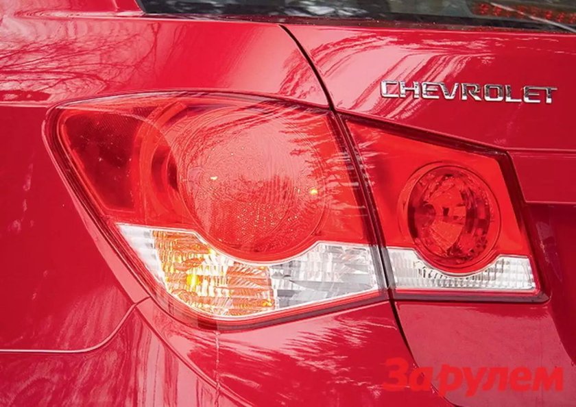 Задние фонари chevrolet cruze седан