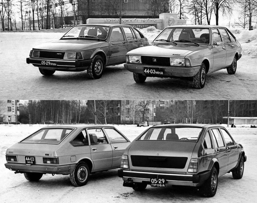 Москвич 2141 и Симка 1307