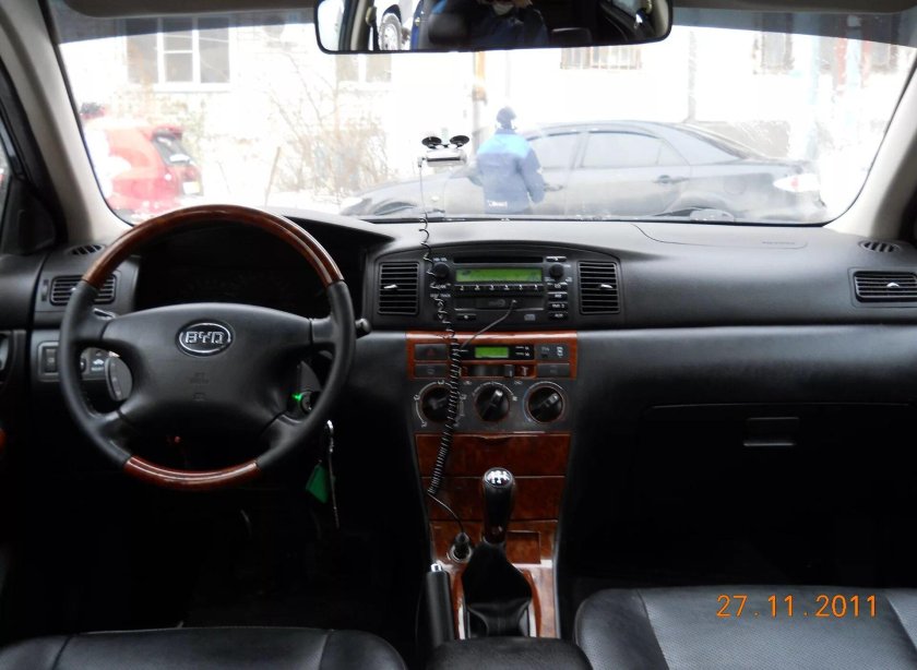 BYD f3 2008 салон