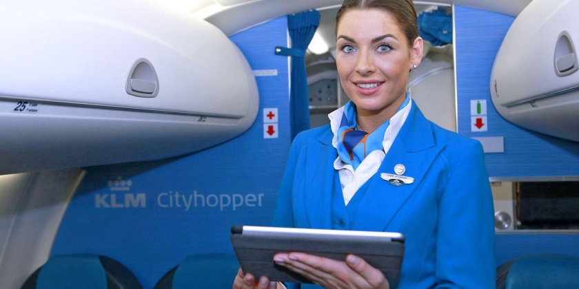 Авиакомпания КЛМ стюардессы