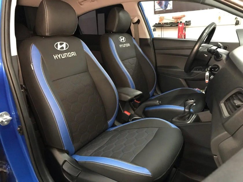 Авточехлы Hyundai Solaris 2