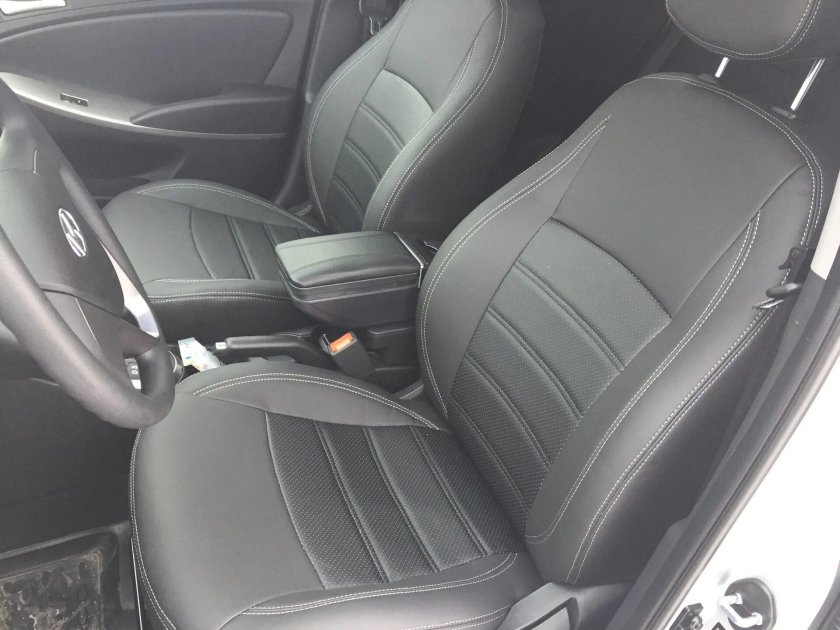 Чехлы на Хендай Солярис 2011