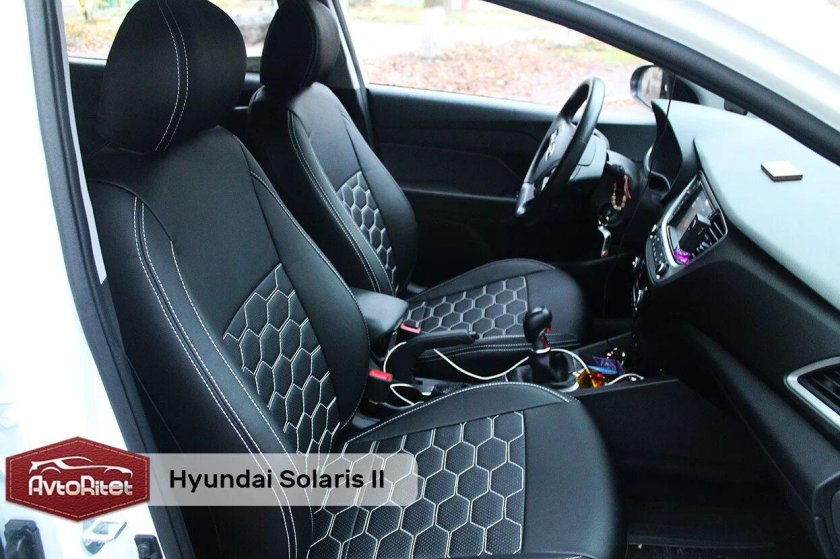 Авточехлы Hyundai Solaris 2