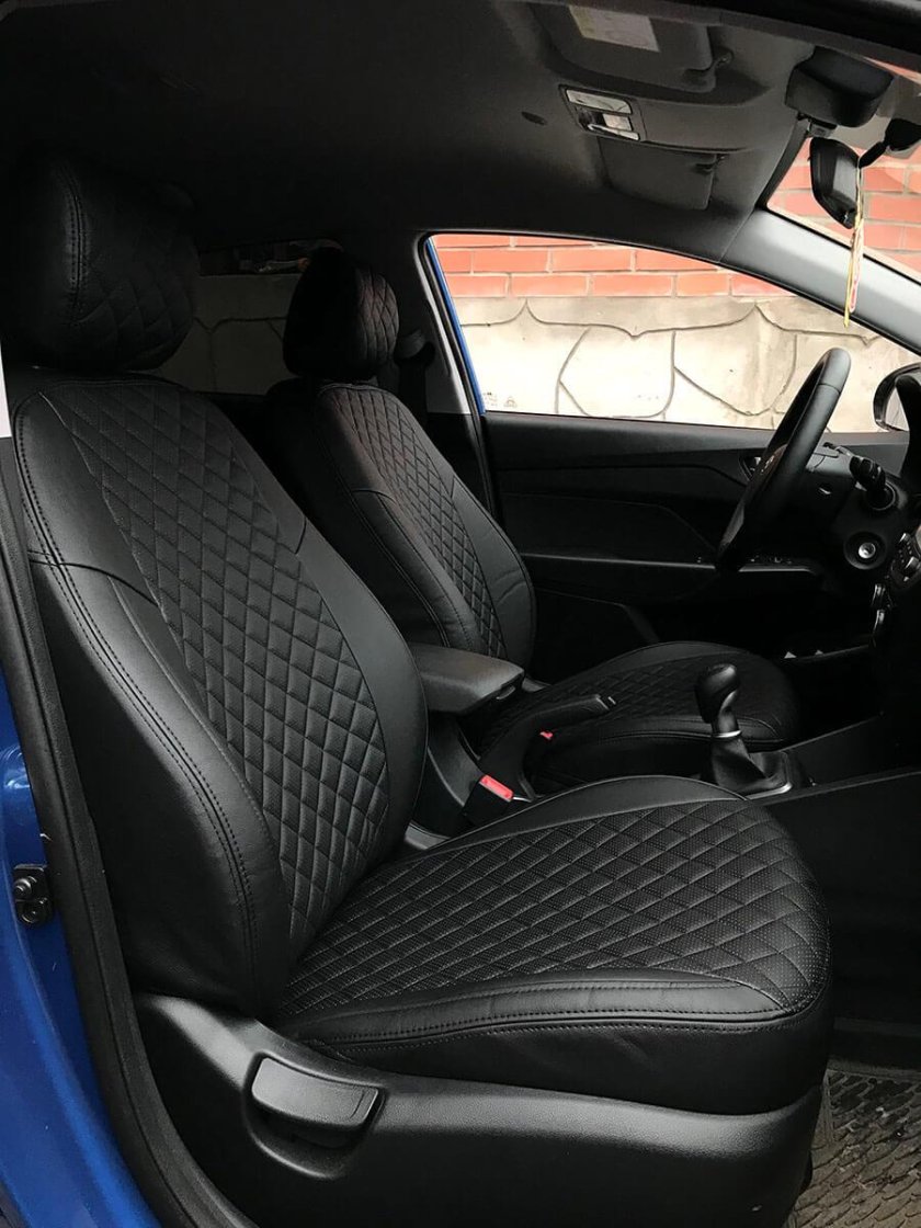 Авточехлы Hyundai Solaris 2