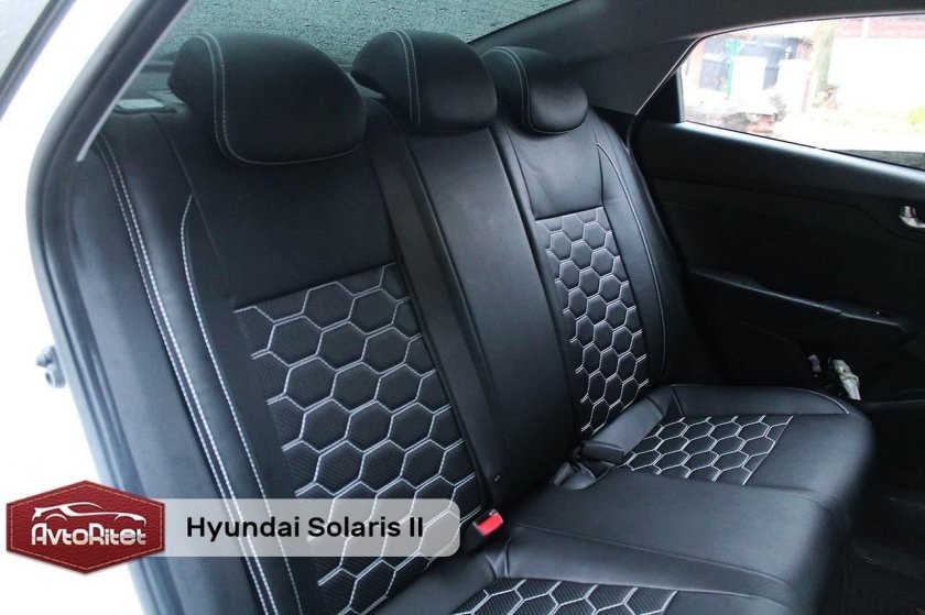 Авточехлы Hyundai Solaris 2