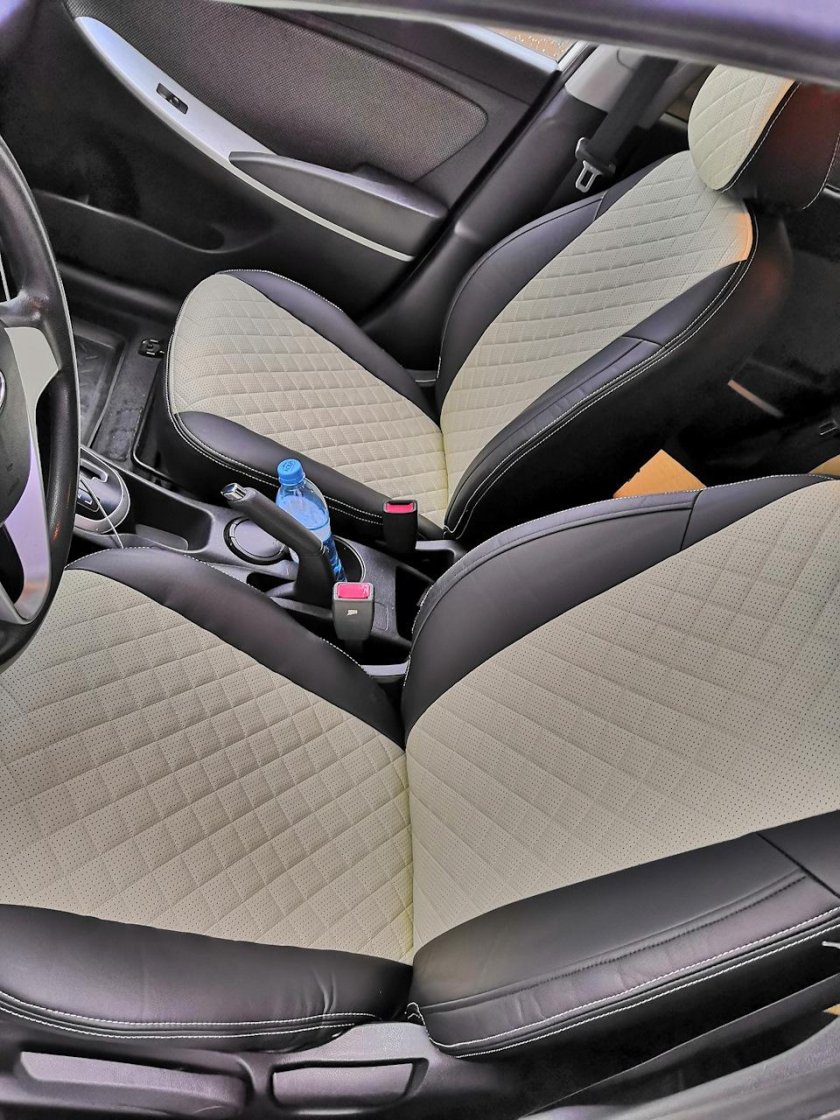 Чехлы на Хендай Солярис 2011