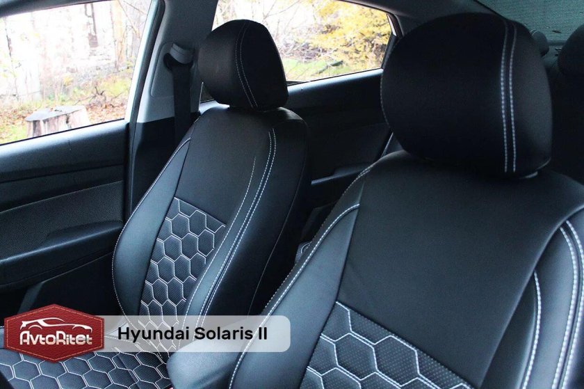 Чехлы на сиденья Hyundai Solaris 2