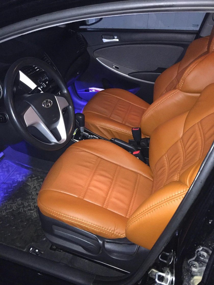 Чехлы на Хендай Солярис 2011