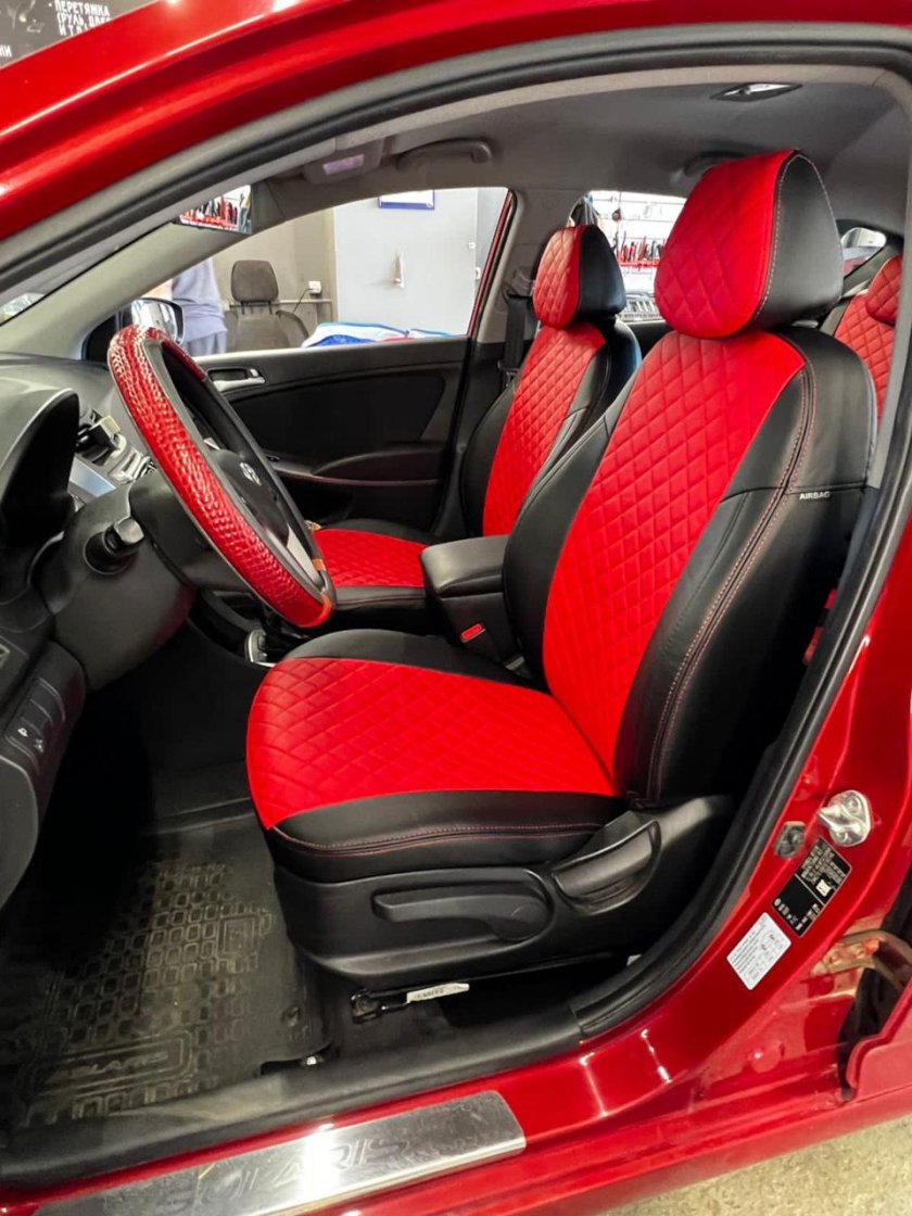 Чехлы модельные Хюндай Солярис 1