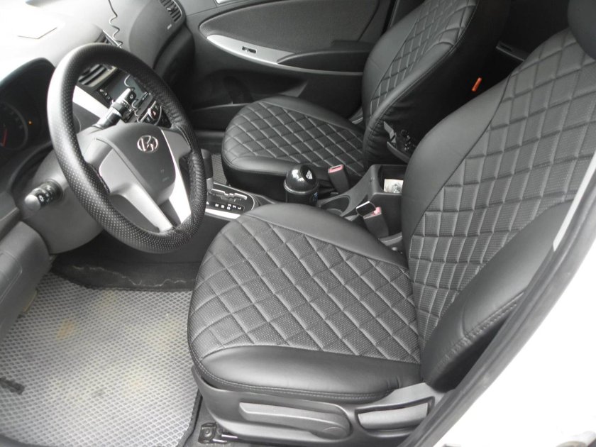 Авточехлы Hyundai Solaris 2