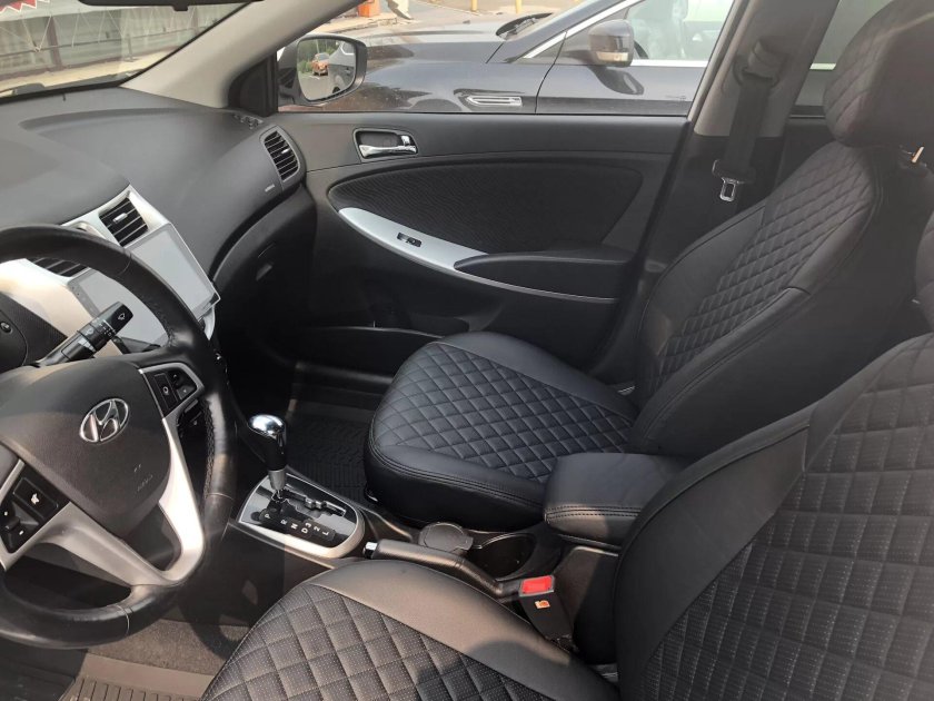 Авточехлы Hyundai Solaris 2