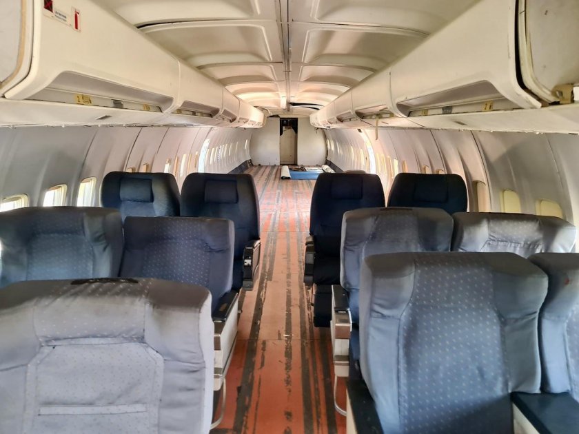 Ан24 самолет салон